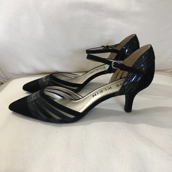 Anne Klein Fayme Black Pumps Sz 10M - Picture 1 of 8